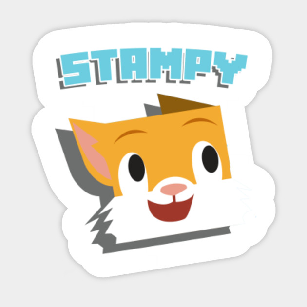 minecraft youtuber stampy cat t-shirt with stampylongnose - stampy