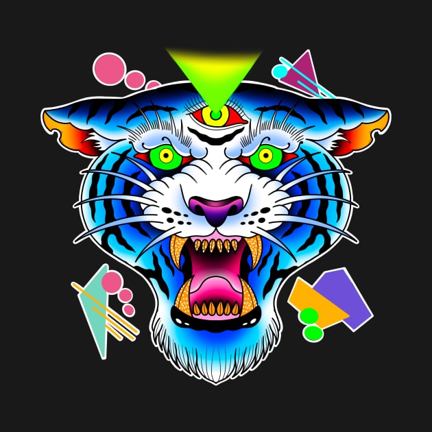 Funkadelic Tiger by Tattoos By A.G.