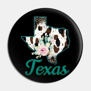 Cactus Texas Pin