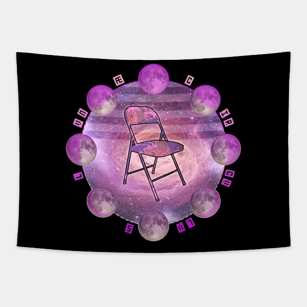 Lunar Phases - ChairDrobe Space Tapestry by Chair