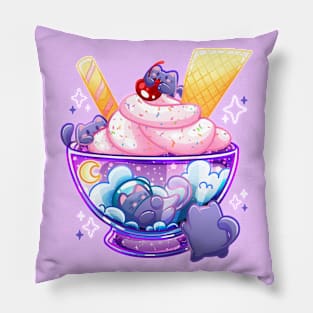 Cosmic Cat Ice Cream Pillow