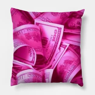 Pink Dollars Pillow