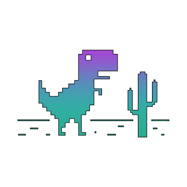 Pixel Dino 2.0 by SGS