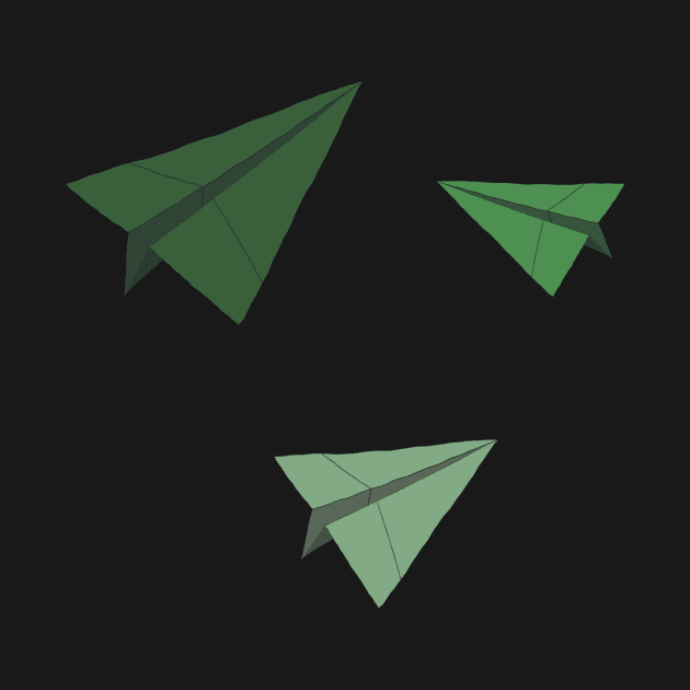 Paper Planes Sticker Pack Forest Green by AlishaMSchil