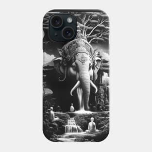 Ganesha Ganapati Elephant God Mantra Temple Phone Case