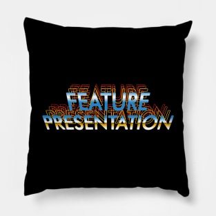 Retro Feature Presentation Pillow