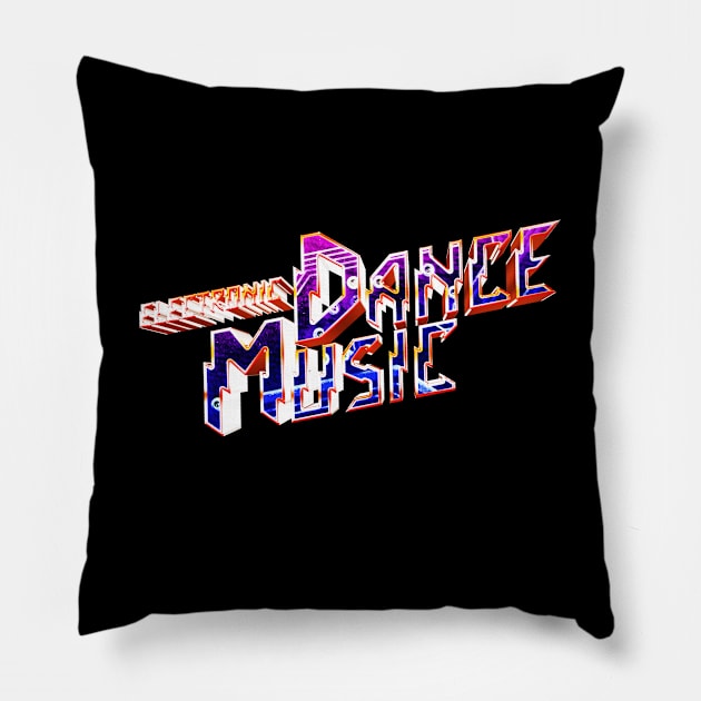 EDM #6 (new design) Pillow by RickTurner