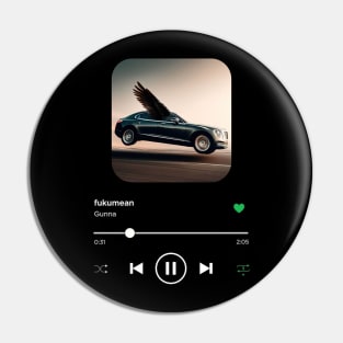 fukumean, Gunna, Music Playing On Loop, Alternative Album Cover Pin