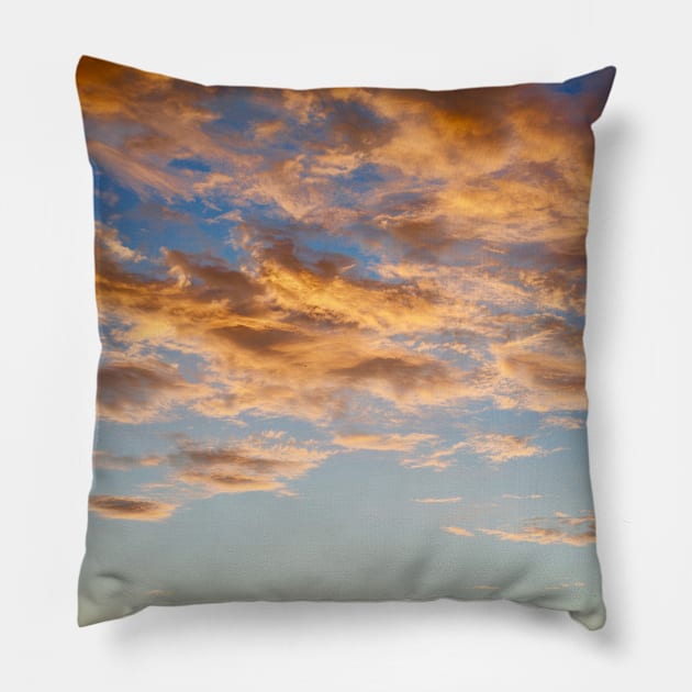 Pink clouds / Swiss Artwork Photography Pillow by RaphaelWolf