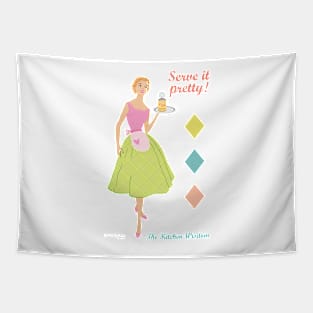 Serve it Pretty Kitchen Wisdom Tapestry