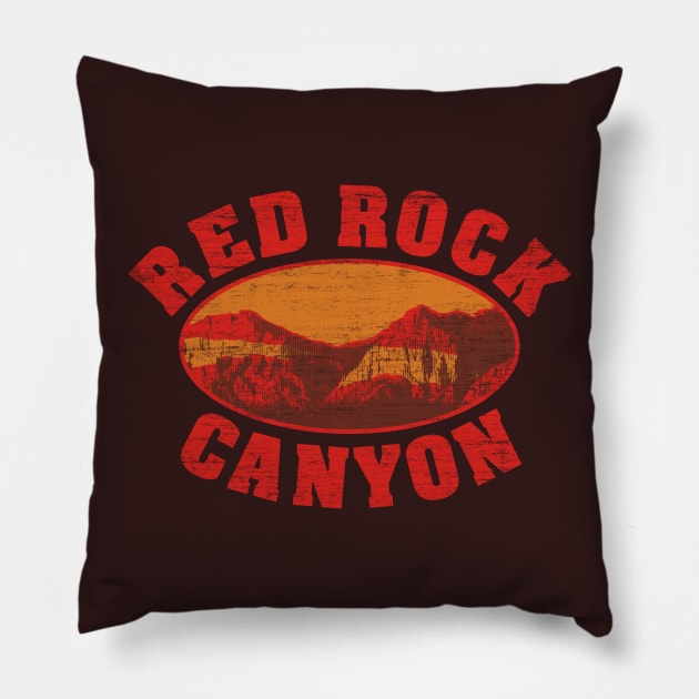 Red Rock Canyon Pillow by robotrobotROBOT