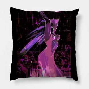 The Star (Cyberpunk Tarot) Pillow