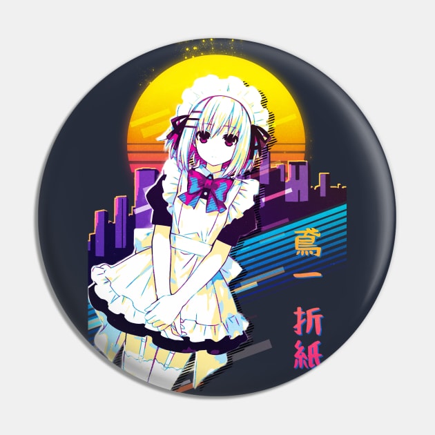 Date A Live Origami Tobiichi Pin by 80sRetro