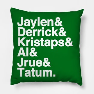 Boston Basketball Pillow