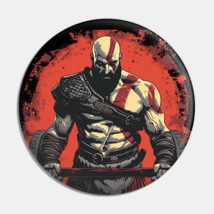 kratos at gym Pin