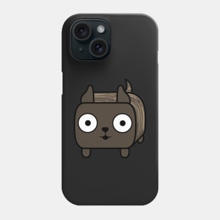 Pit Bull Loaf - Brindle Pitbull with Cropped Ears Phone Case