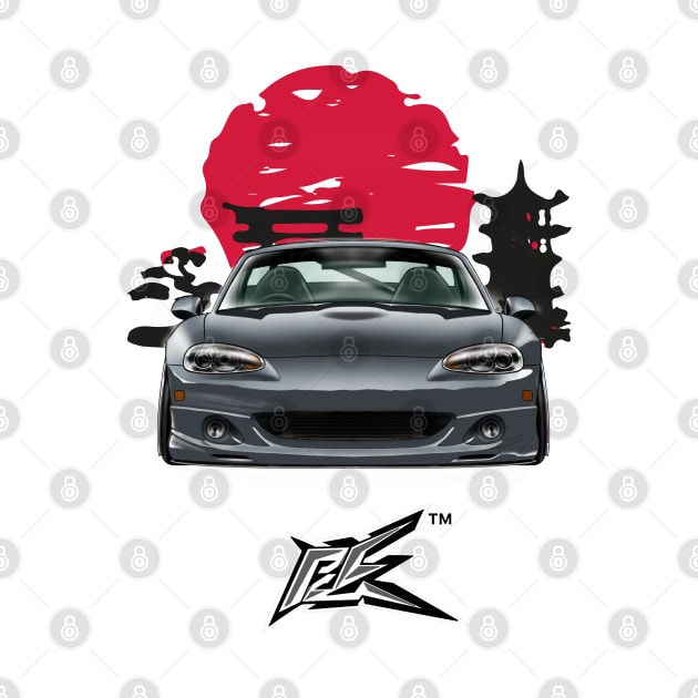 miata nb stanced black by naquash