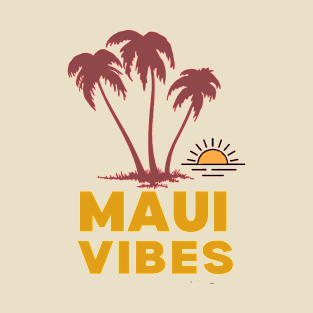 Maui Vibes orange T-Shirt