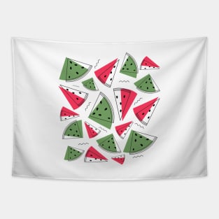 Cute Abstract Watermelon Pattern Tapestry