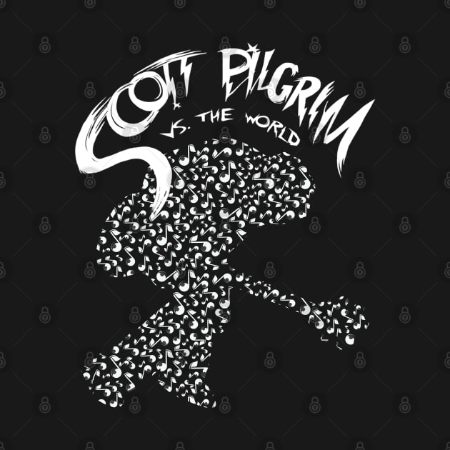 Scott Pilgrim Vs The World | Notes Silhouette by Nonconformist