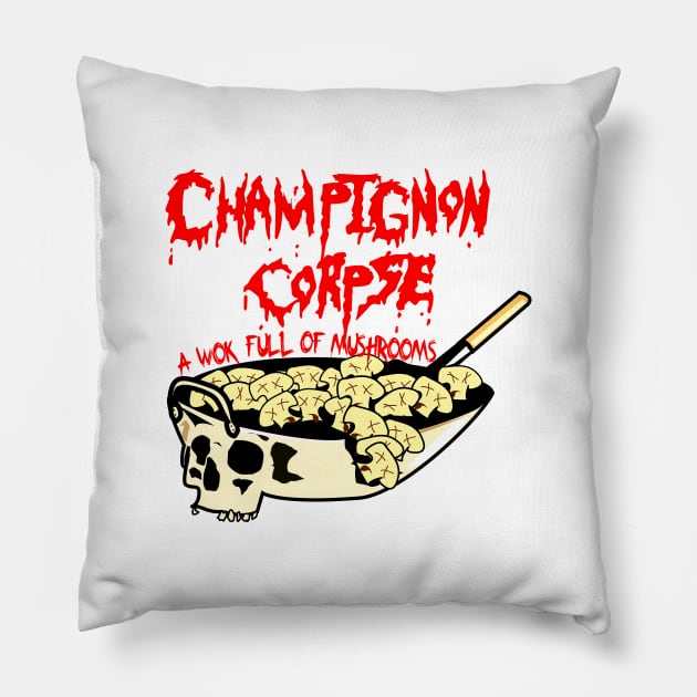 Champignon Corpse (parody) Pillow by Producer