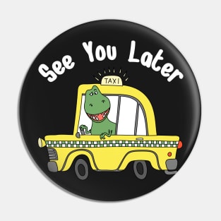 Dino Cab Pin