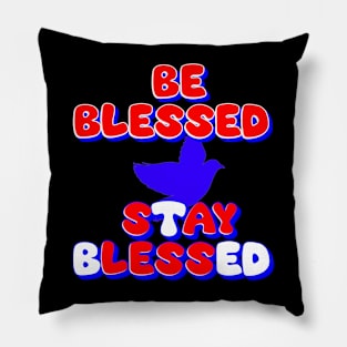 Be Blessed Say Less (Dodgers Edition) Pillow