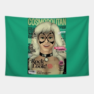 Black Cat on Cosmo! Tapestry