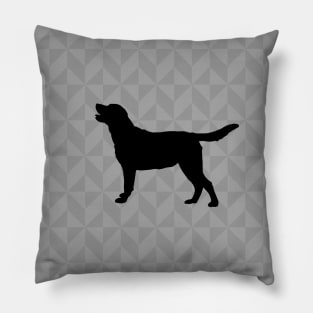 Labrador Retriever Dog Lover Gift - Scandi Geometric Silhouette Pillow