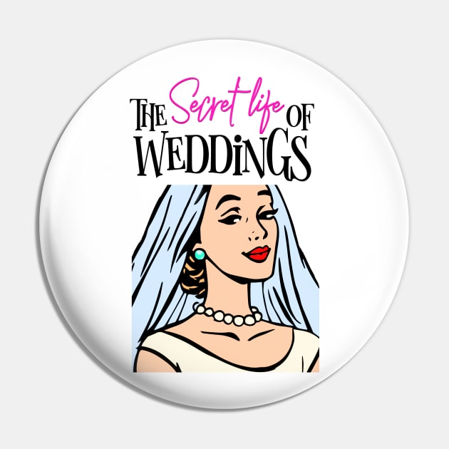 Pop Art Bride Pin by The Secret Life of Weddings