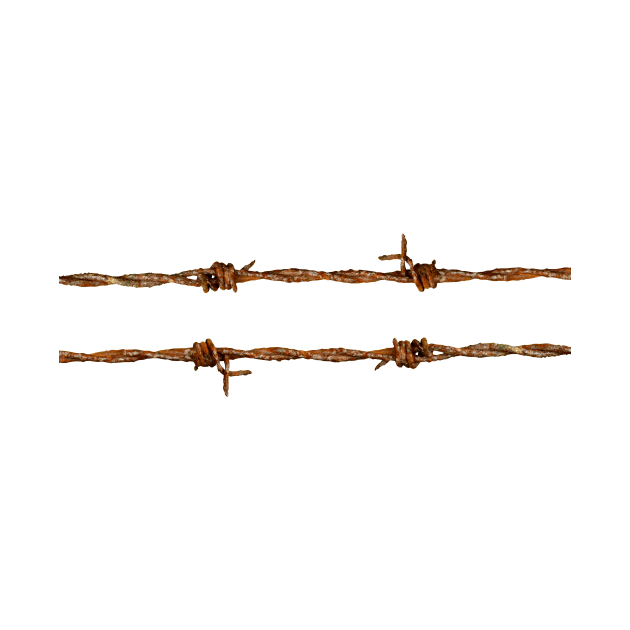 Rusty Barbed Wire by mrdoomits