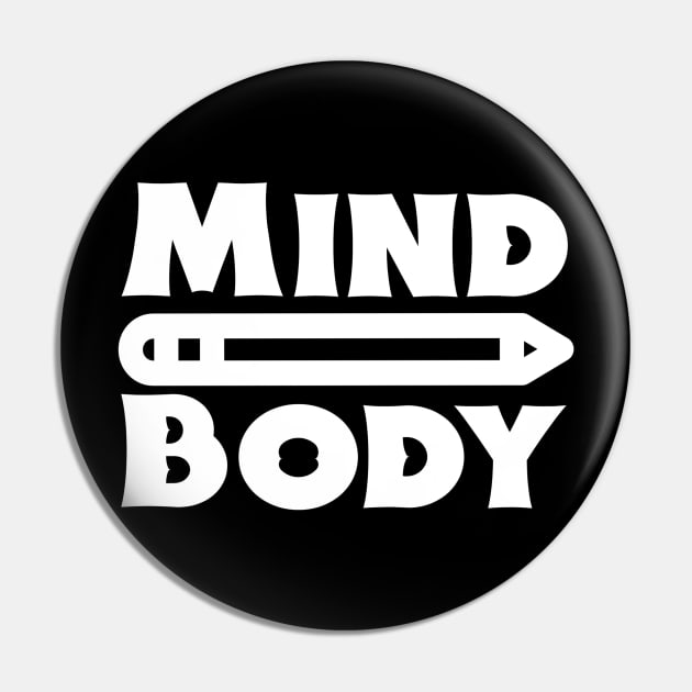 Mind over Body Pin by BeeZeeBazaar