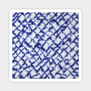 Japanese Shibori Grid Pattern Magnet