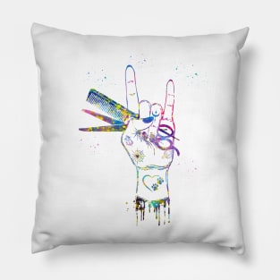 Pet Grooming Salon Art Pillow