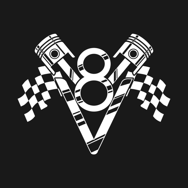 V8 Cylinder Engine Design for Muscle Car Fans by c1337s