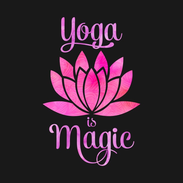 Yoga is magic. by LebensART