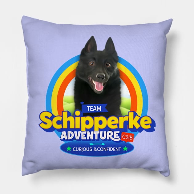 Schipperke Pillow by Puppy & cute