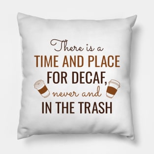 Decaf Coffee Pillow