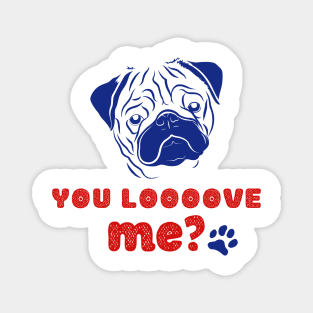 Pug lover Magnet