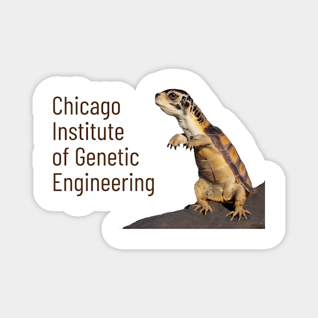 Chicago Institute of Genetic Engineering Parody Animal Hybrid Magnet by donovanh