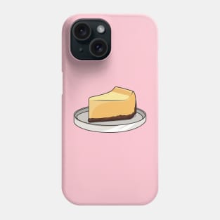 Cheesecake cartoon illustration Phone Case