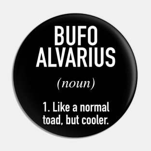 Bufo Alvarius Defined Pin