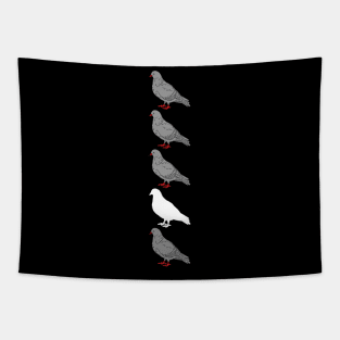 pigeons Tapestry