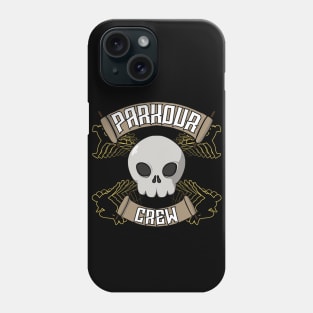 Parkour crew Jolly Roger pirate flag Phone Case