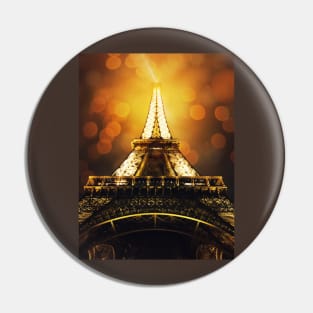 Eiffel Tower at night time Pin