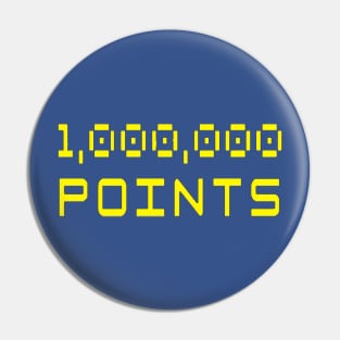 1,000,000 POINTS Pin