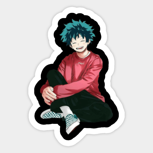 Deku Style Boku No Hero Academia Boku No Hero Academia Sticker Teepublic Au