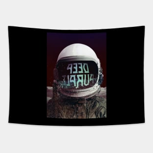 Astronot Deep Purple Tapestry