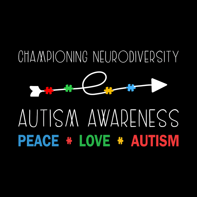 Championing Neurodiversity Autism Awarenes by GloriaArts⭐⭐⭐⭐⭐