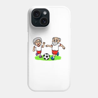 Senior soccer sports match Phone Case